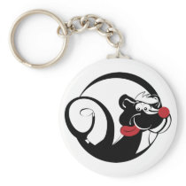 Smiling Skunk Keychain
