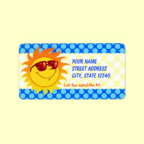 Smiling Summer Sun labels