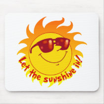 Smiling Summer Sun Mousepad