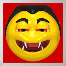 Smiling Vampire Poster