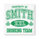 Smith Irish Drinking Team Magnets