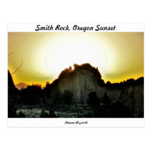 Smith Rock Oregon Sunset Post Cards