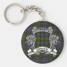 Smith Tartan Shield Keychains