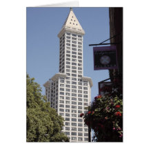 Smith Tower Greeting Card
