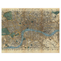 Smith's new map of London 1860