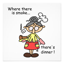 Smoke and Dinner T-shirts and Gifts Custom Invitations