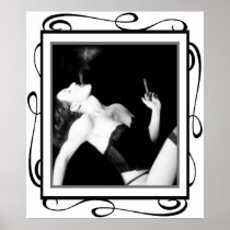 Smoke and Seduction - Self Portrait Posters