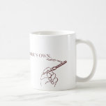 Smoke Has A Mind Brown mug