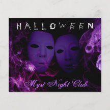 Smoke Masks Halloween Party Flyer