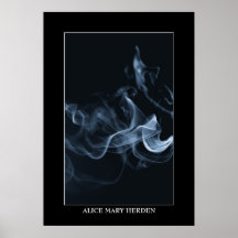 SMOKE PHOTOGRAHY , ALICE MARY HERDEN POSTERS