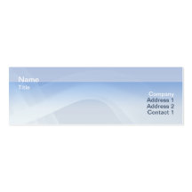 Smoke - Skinny Business Card Templates