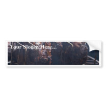 Smoked Ribs On Grill Bumper Stickers