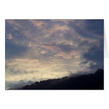 Smokey Sky Greeting Card