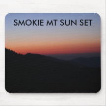 SMOKIE MT SUN SET MOUSE PAD