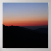 SMOKIE MT SUN SET PRINT