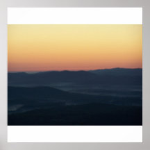 SMOKIE MT SUN SET PRINT