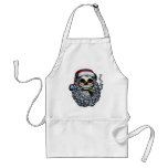Smokin' Santa Skull Apron
