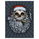 Smokin' Santa Skull flyers