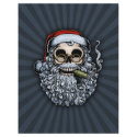 Smokin' Santa Skull flyers
