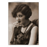 Smoking a Cigarette Greeting Card
