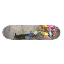 Smoking Balloon Salesman Skateboard Decks