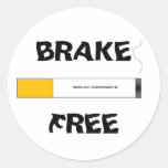 Smoking Brake Free sticker
