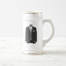 Smoking de mariage tasses