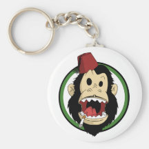 smoking monkey keychains