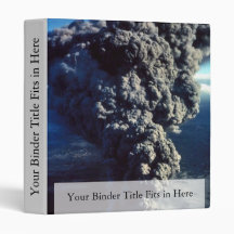 Smoking Volcano Vinyl Binder