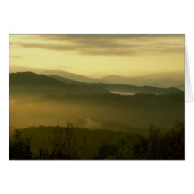 Smoky Mountain Dawn Greeting Cards