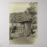 Smoky Mountain Outhouse Print