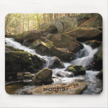 Smoky Mountain Waterfall II Mouse Pad