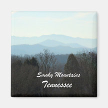 Smoky Mountains, Tennessee Fridge Magnet