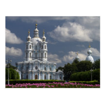 Smolny Cathedral in St. Petersburg, Russia Postcards