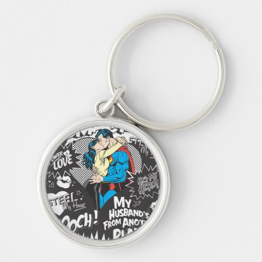 Smooch, Smack - Collage Keychain