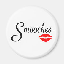 Smooches Refrigerator Magnet
