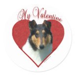Smooth Collie My Valentine - Sticker