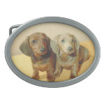 Smooth Dachshund Dog Belt Buckle