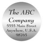 Smooth Metal Address Labels Stickers