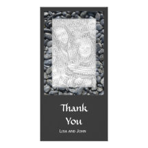 Smooth Pebbles Thank You Photo Greeting Card