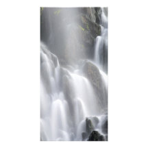Smooth waterfall photo greeting card