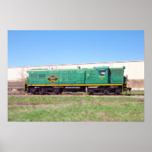 SMS Railroad Lines Baldwin AS616 # 554 Poster