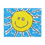 Smudgy Sun Postcards
