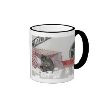 Smurf the Gerbil Goes to the Movies Mugs