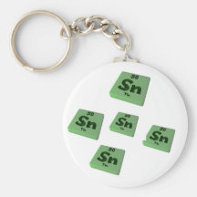 Sn Tin Keychain