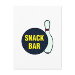Snack Bar (Bowling) Post Card