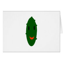 Snack Pickle Greeting Cards