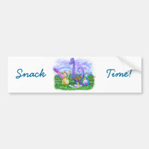 Snack Time! Bumper Sticker