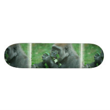 Snacking Gorilla Skateboard Deck