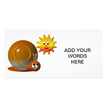 Snail and smiling sun
